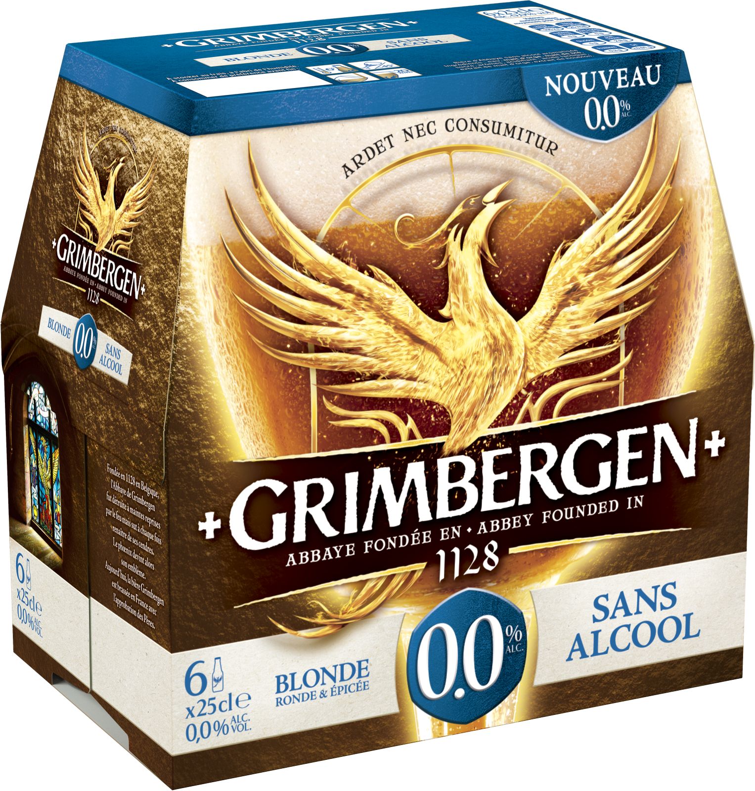 Grimbergen sans alcool 0.0% VP
4 x 6-Pack Belgique