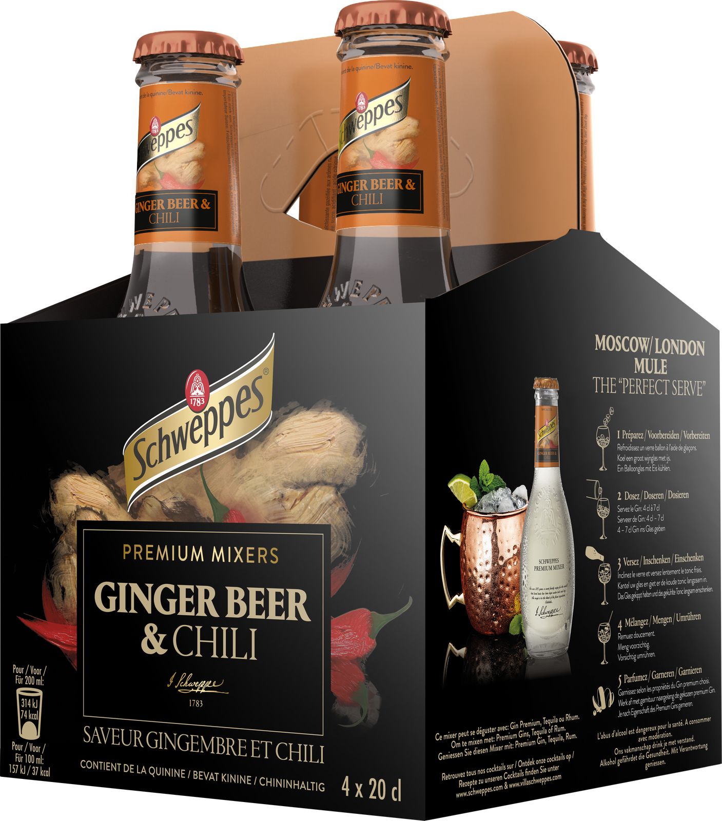 Schweppes Ginger Beer & Chili VP
Sélection 1 x 12-pack