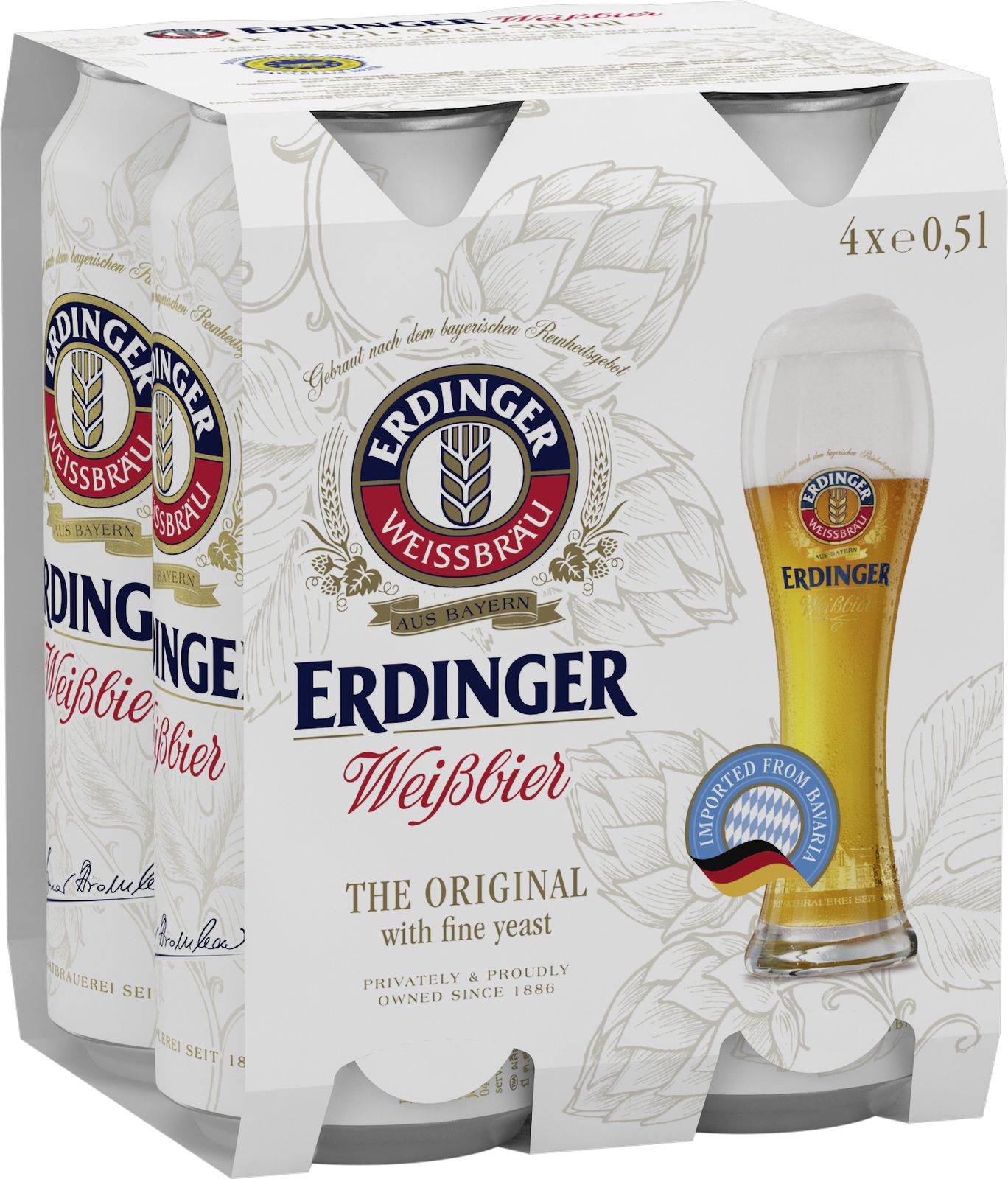 Erdinger Weiss Boîte  **
6 X 4-pack Allemagne