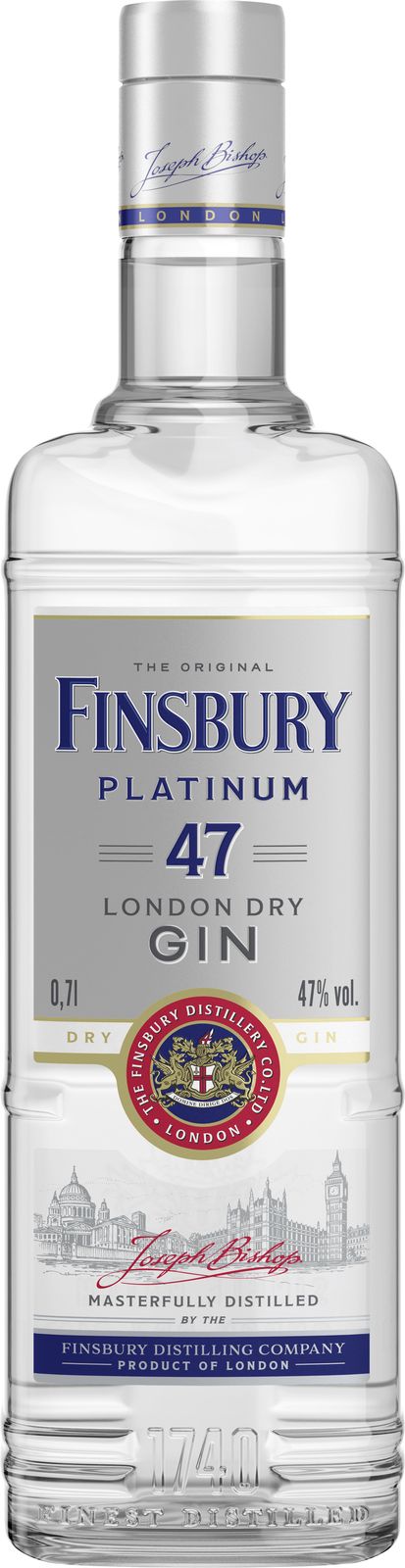 Finsbury Gin Platinum
London Dry 47 %