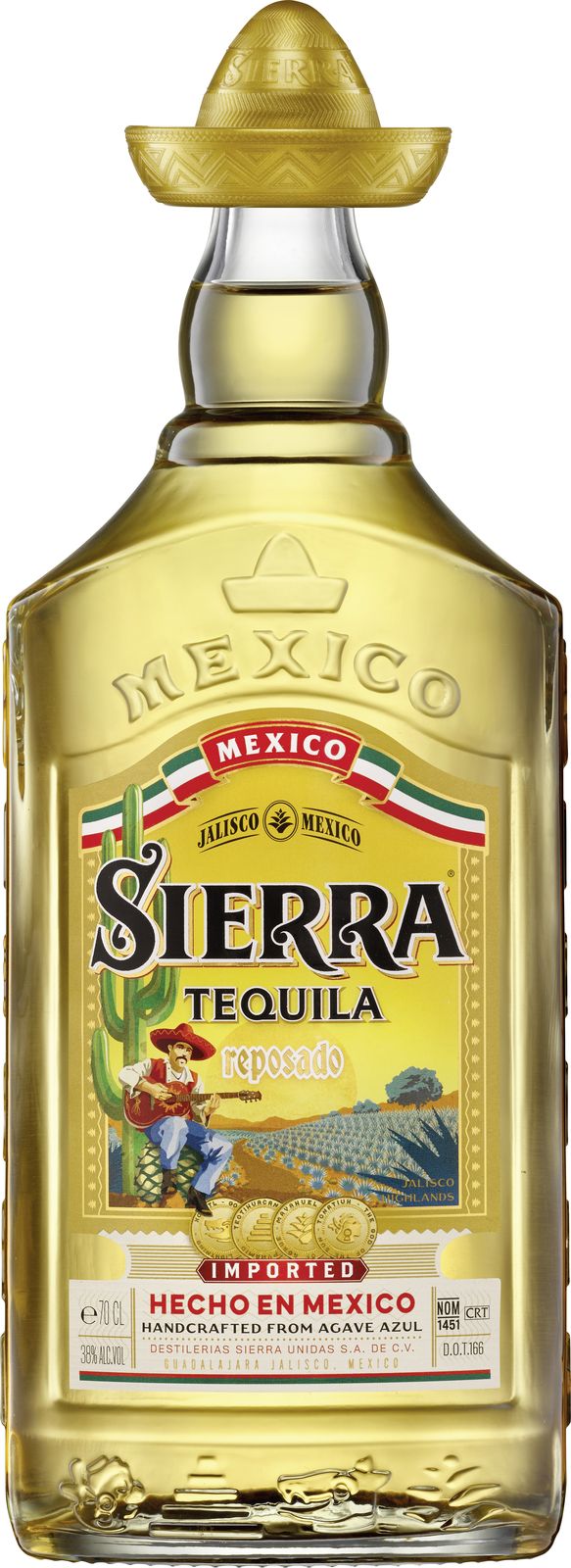 Sierra Tequila 
Reposado/Gold