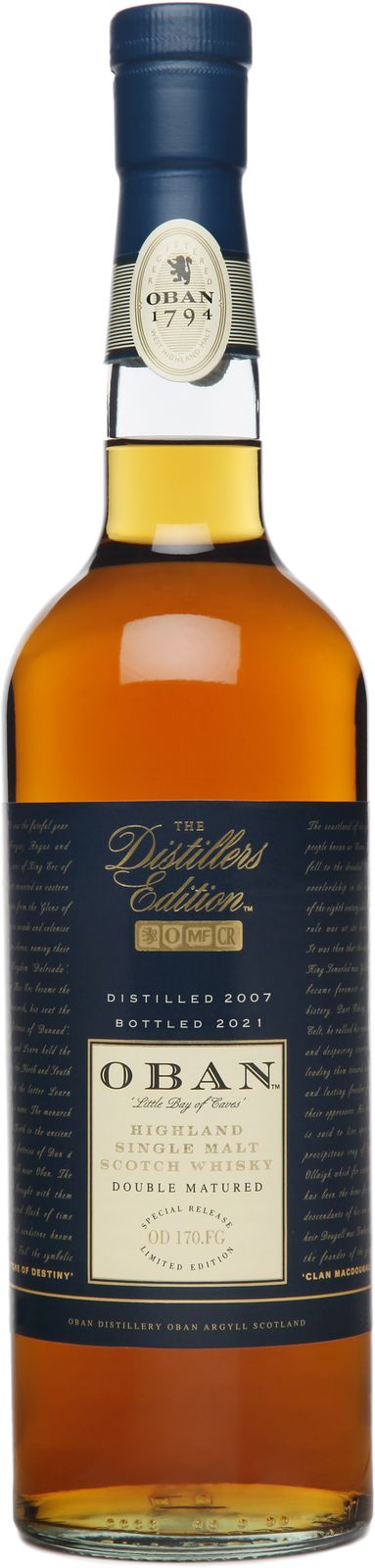 Oban Whisky 
Single Malt Double Maturite