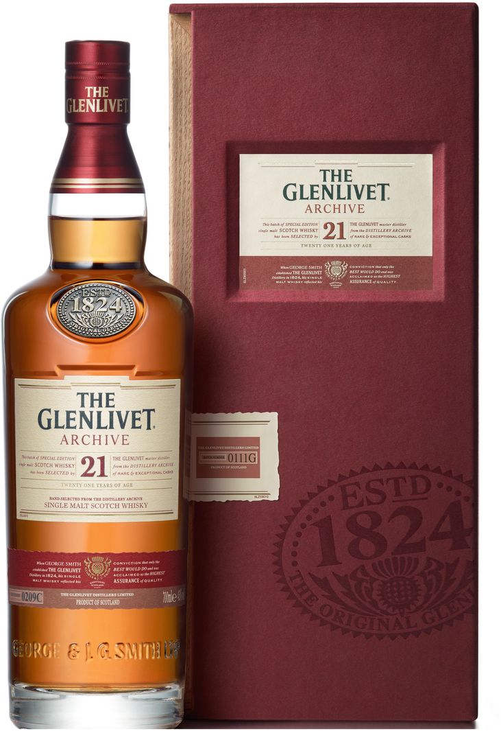 Glenlivet Whisky 21ANS 
Single Malt