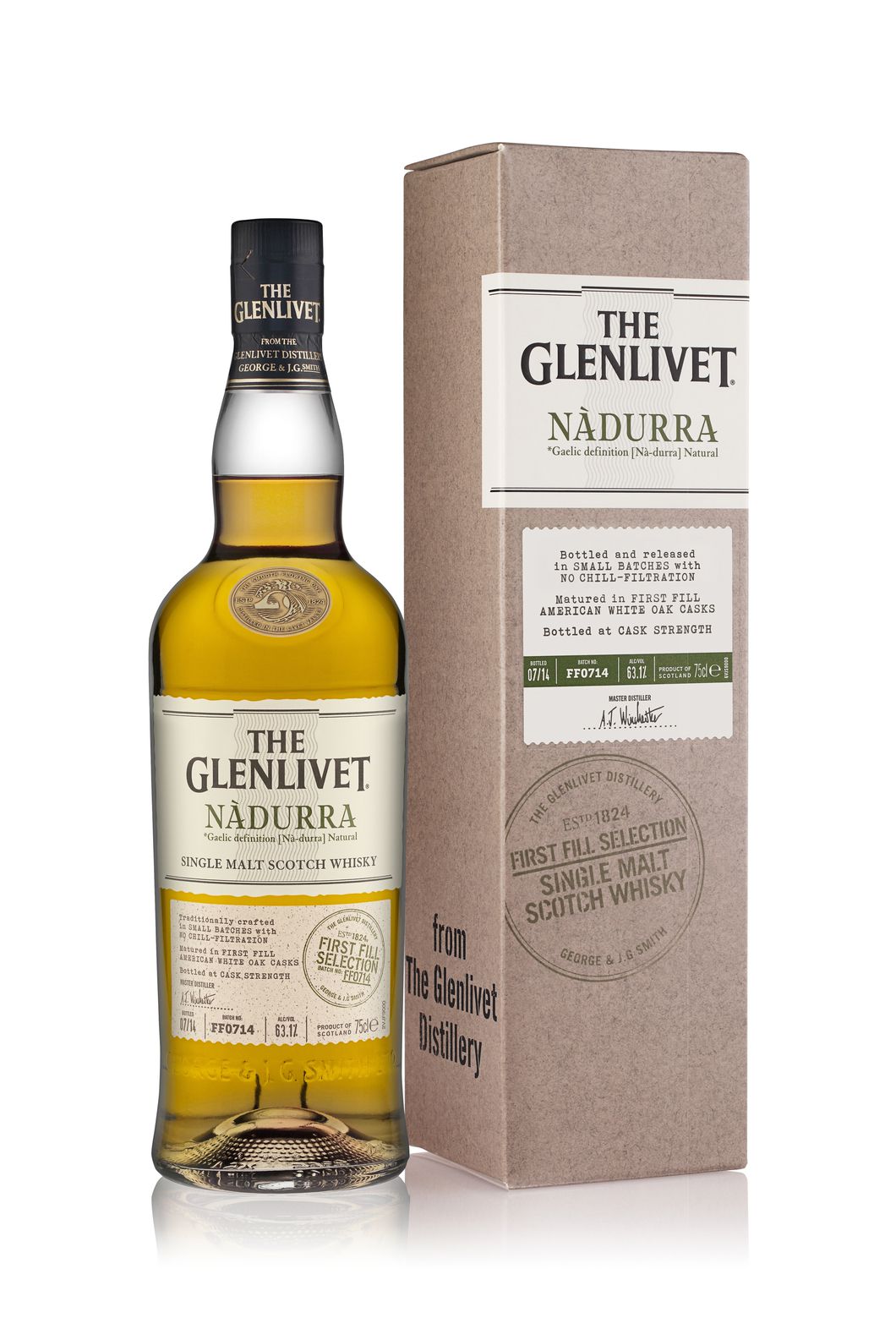 Glenlivet Whisky Nadura 
First fill selection