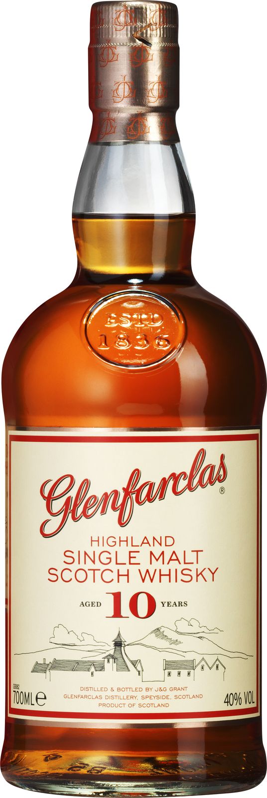 Glenfarclas Whisky 10ANS 
Single Malt