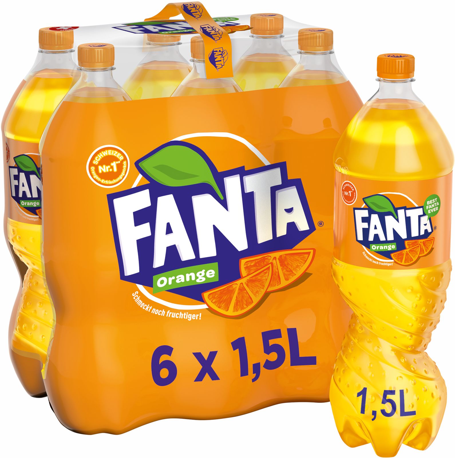 Fanta Orange 6-Pack Pet  **