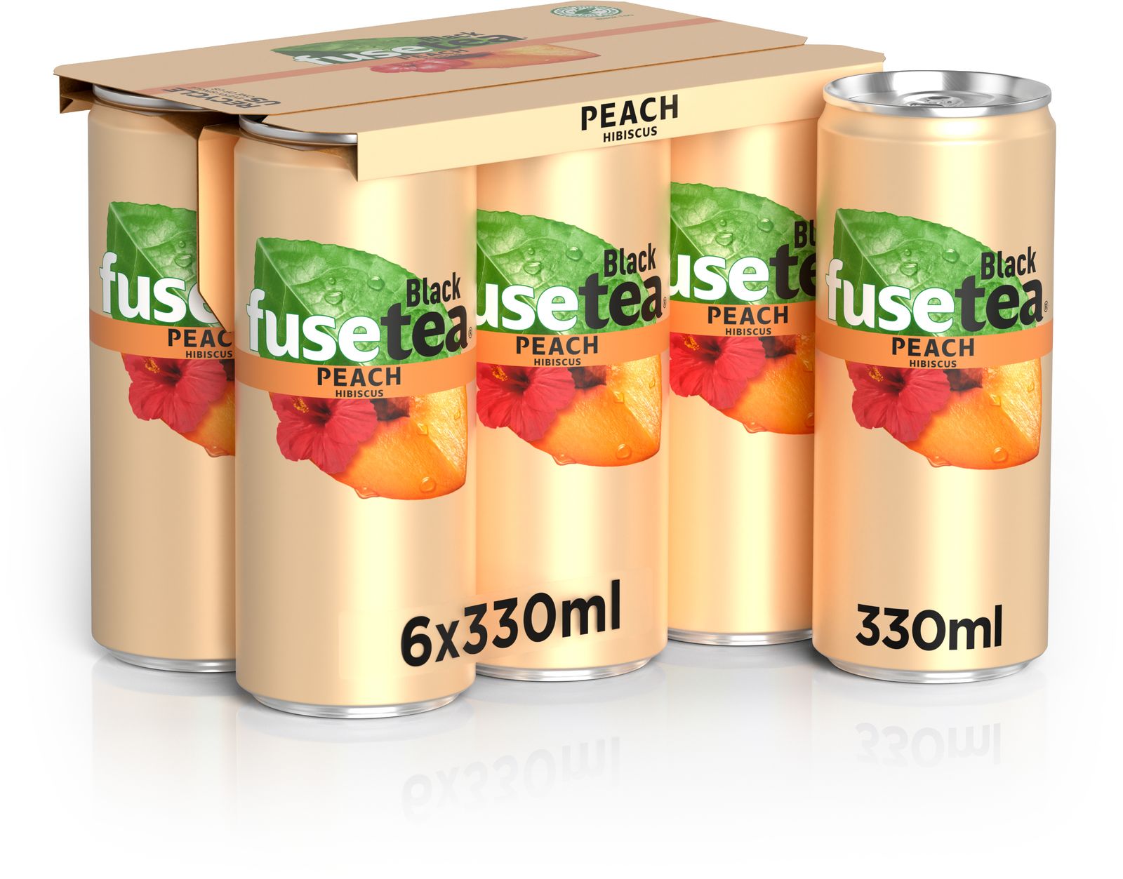 Fuse Tea Pêche Hibiscus Boîte  **
4 x 6-pack