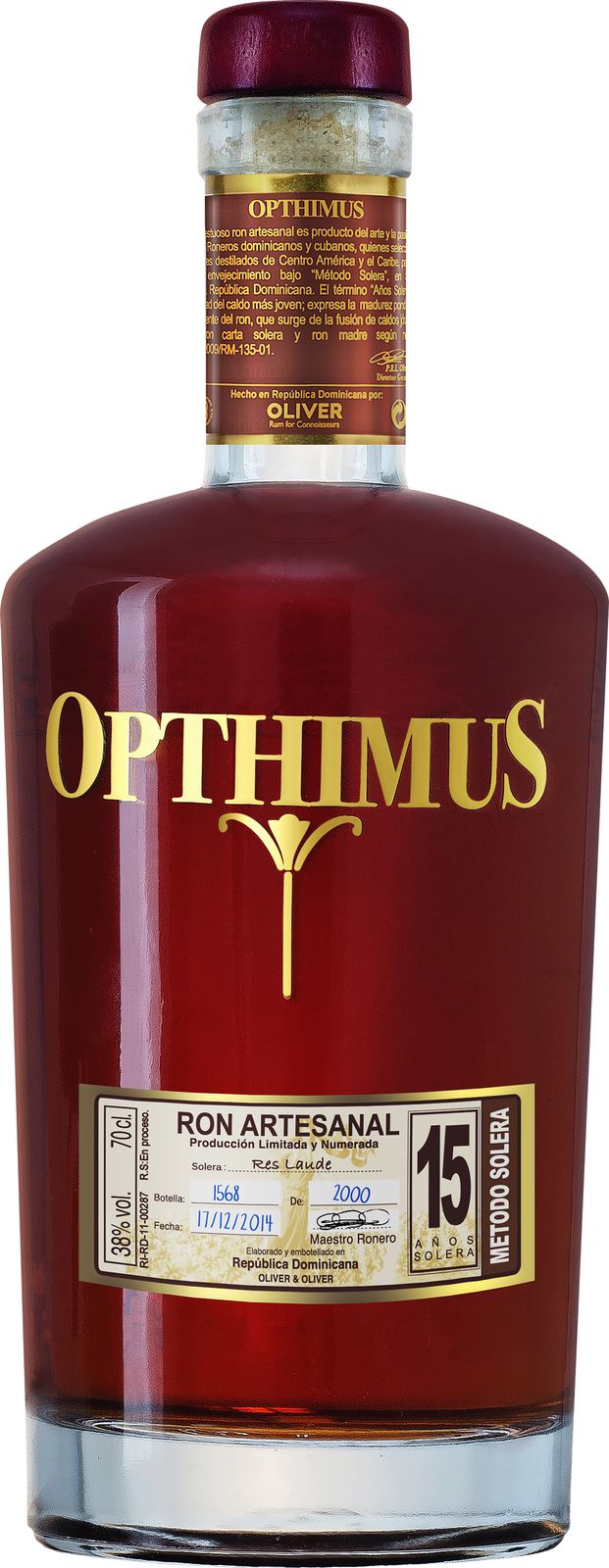 Opthimus Rhum 15ANS 