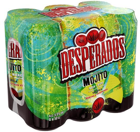 Desperados Mojito Boîte  **
4 x 6-Pack France