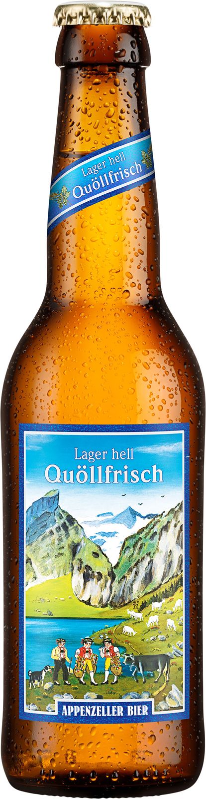 Appenzeller Biere VC  
Quollfrisch Hell lager