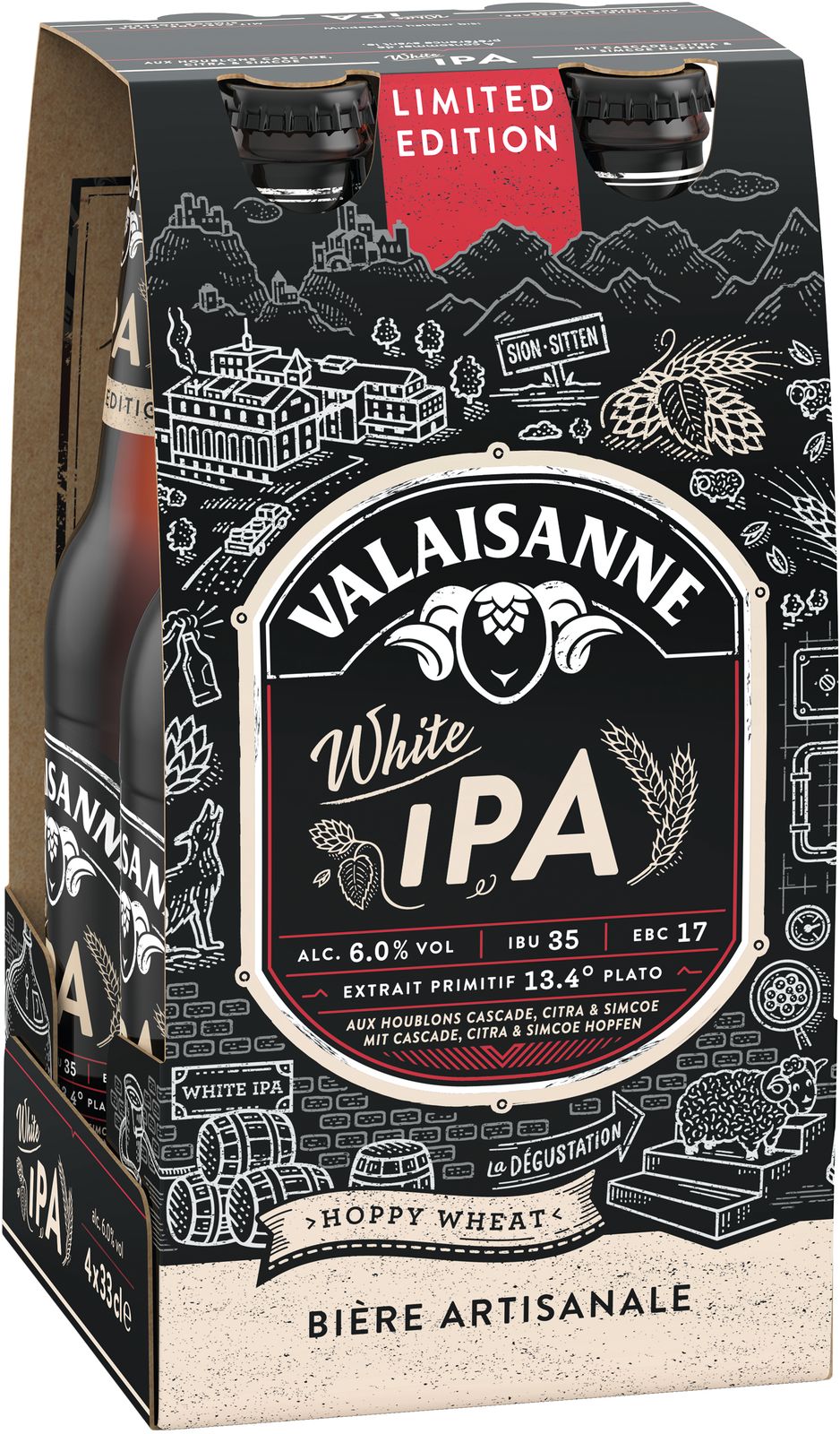 Valaisanne White IPA VP
6 x 4-Pack