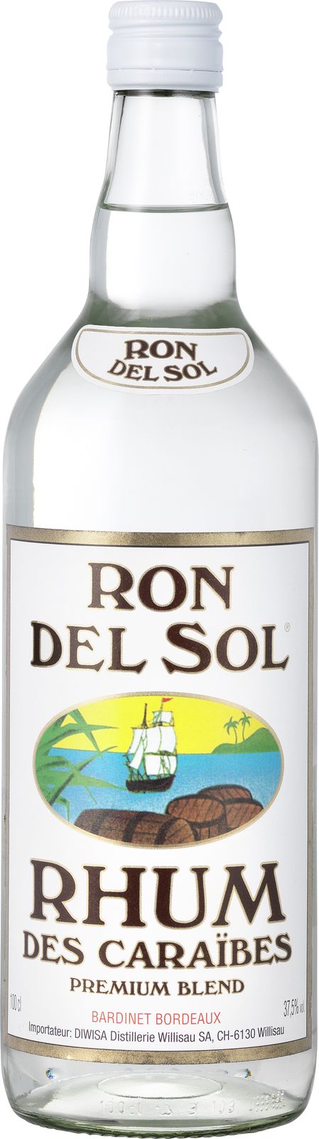 Ron Del Sol Rhum Blanc 