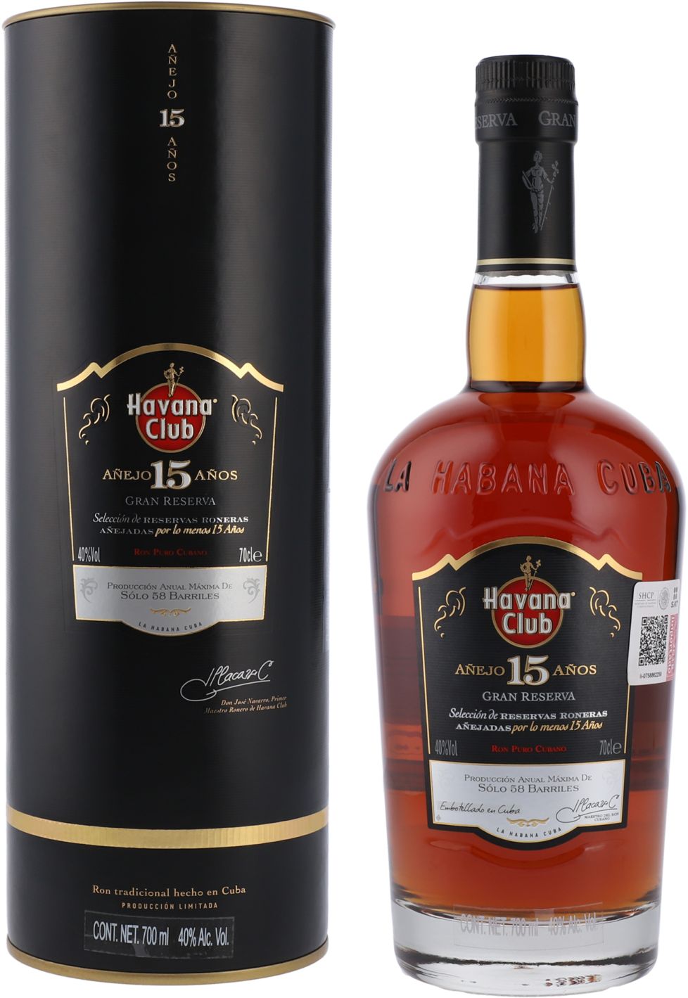 Havana Club Rhum 15 ans
Gran Reserva