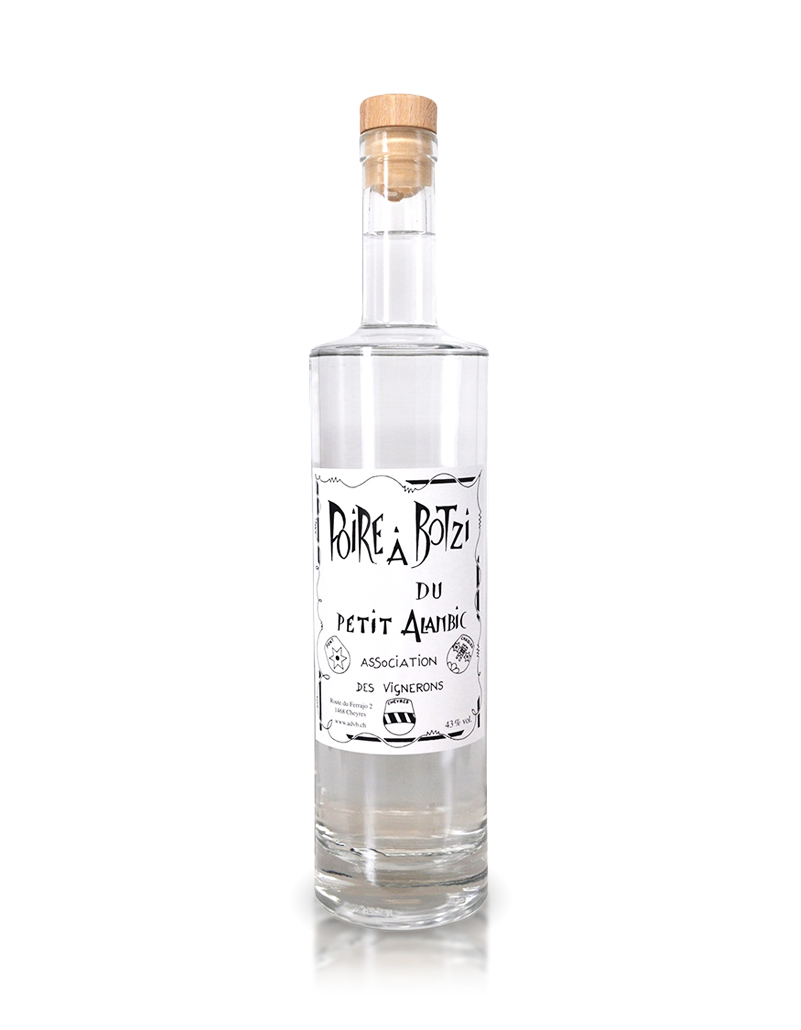 Poire à Botzi de Cheyres 
Eau-de-Vie