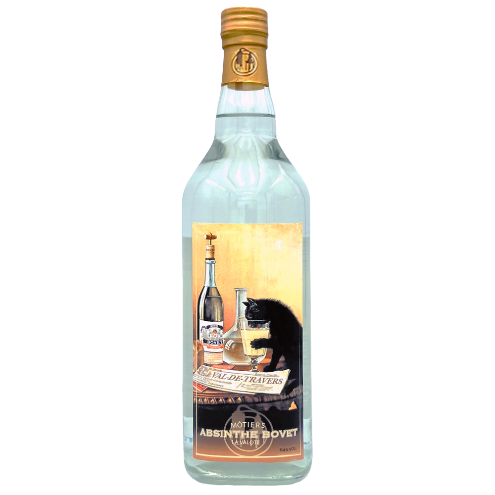 Absinthe Bovet Le Chat 
La Valote Motier