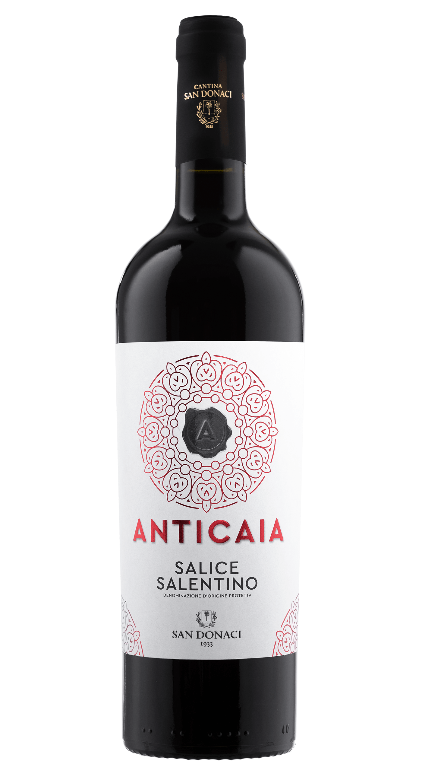 Anticaia Salice Salentino DOP 
Cantina San Donaci Puglia