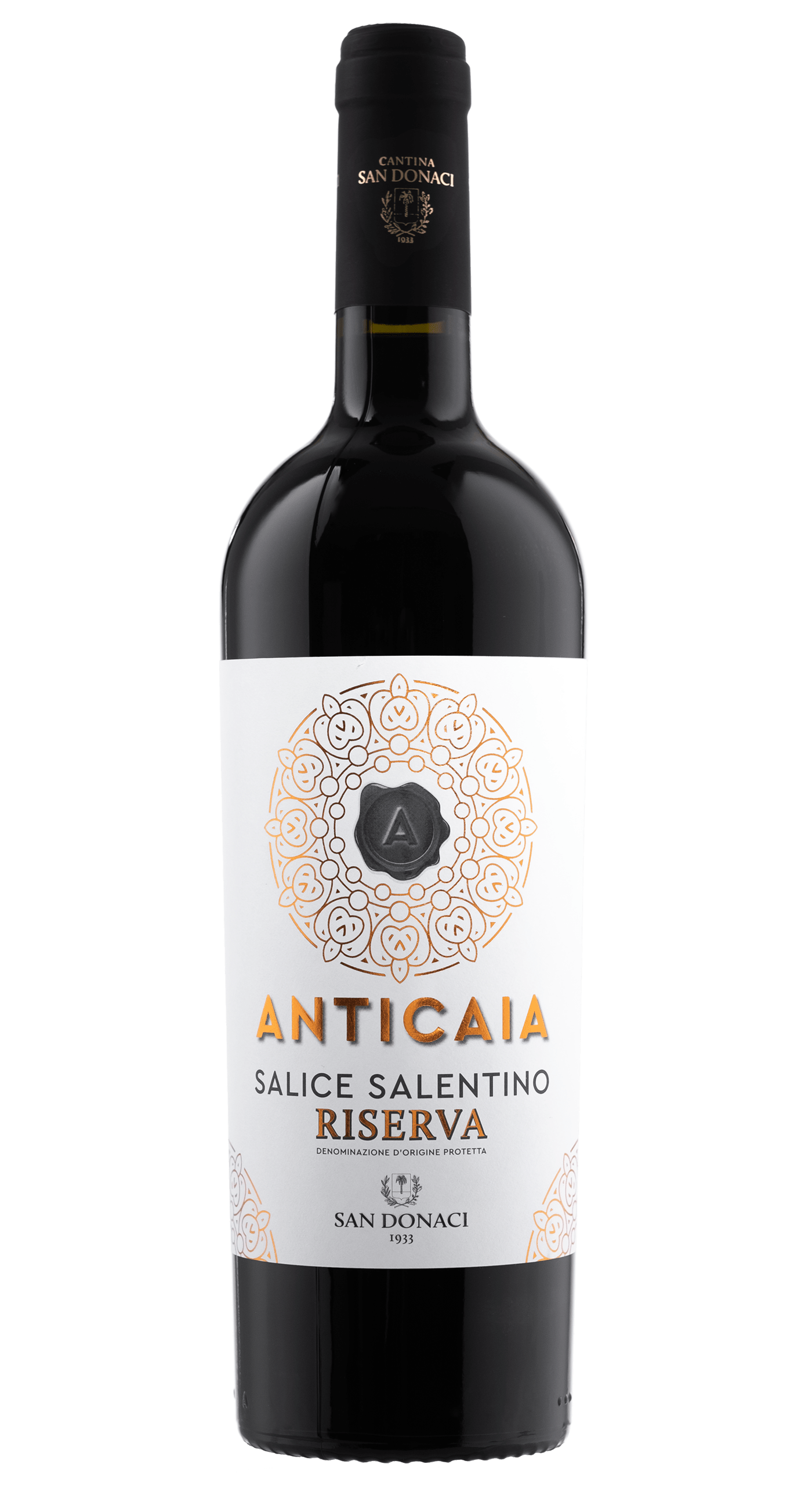 Anticaia Salice Salentino Riserva DOP 
Cantina San Donaci Puglia