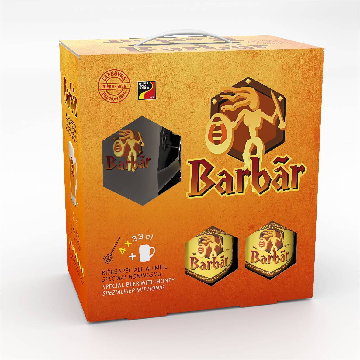 Barbar Coffret VC
4 bouteilles 33cl + 1 verre