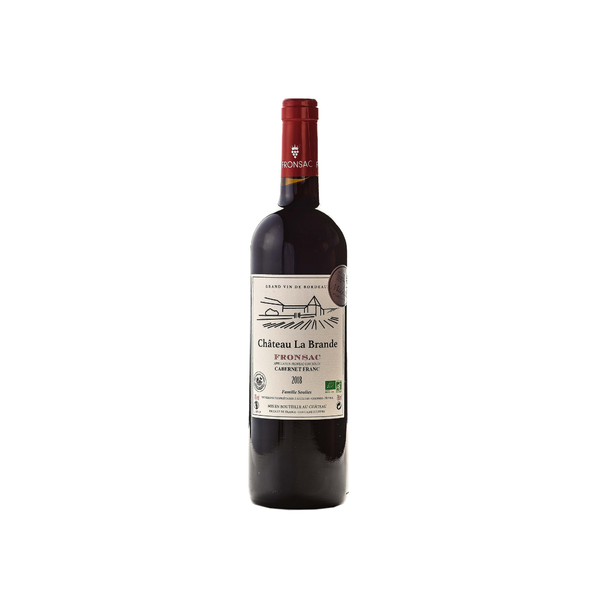 Cabernet franc BIO
Château la Brande Fronsac