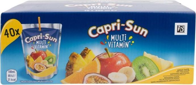 Capri-sonne multivitamin **
4 x 10 SACHETS