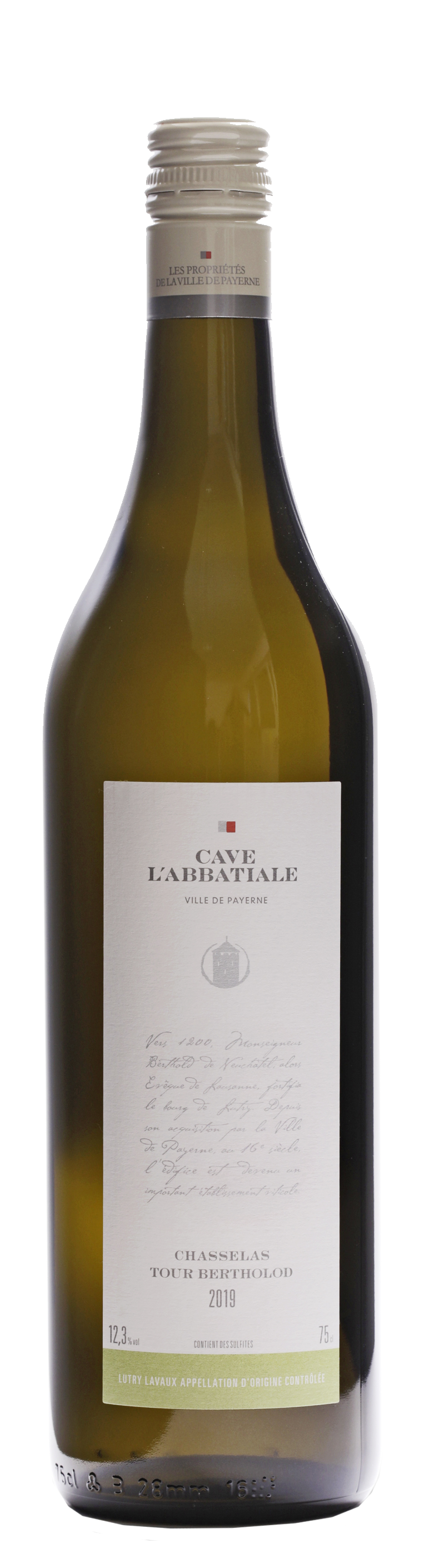 Château Tour Bertholod blanc  **Commune de Payerne AOC