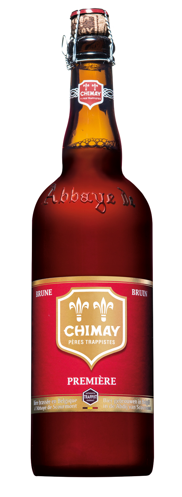 Chimay brune VC
Harasse Belgique
Etiquette rouge
