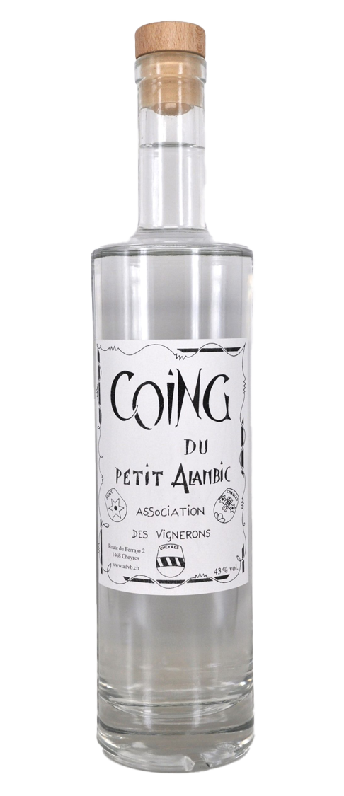 *Coing de Cheyres 
Eau-de-vie
RAMPLACE PAR 27835