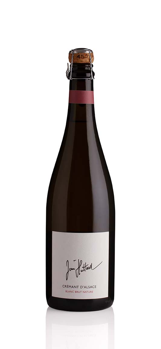 *Crémant d'Alsace Blanc Brut Nature 
Domaine Jean Huttard Alsace AC