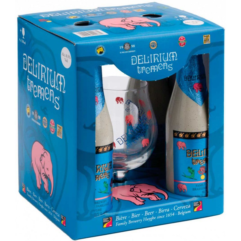 Delirium Tremens Coffret VC
4 bouteilles 33cl + 1 verre