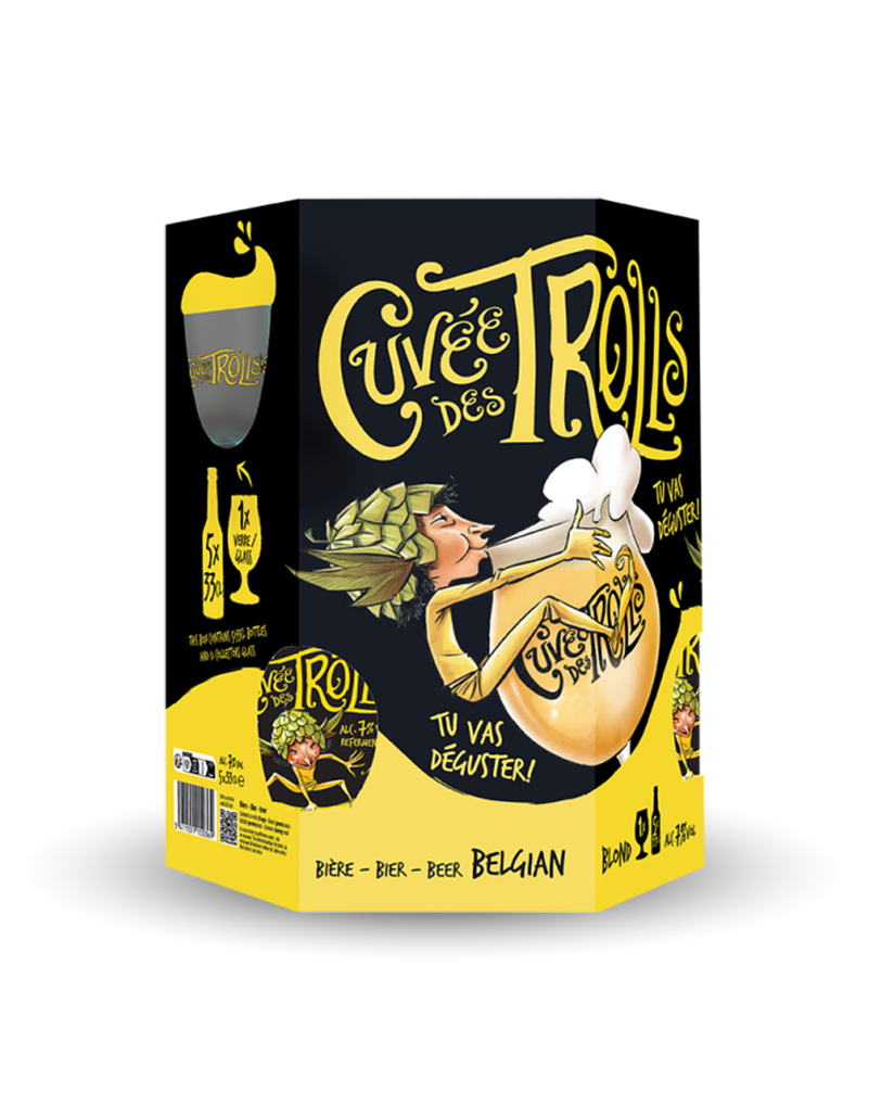 Cuvée des Trolls Coffret VC
5 bouteilles 33cl + 1 verre