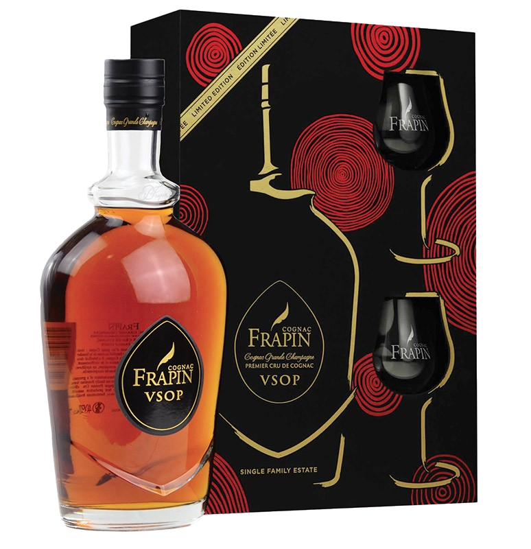 *Frapin Cognac VSOP
Coffret avec 2 Verres