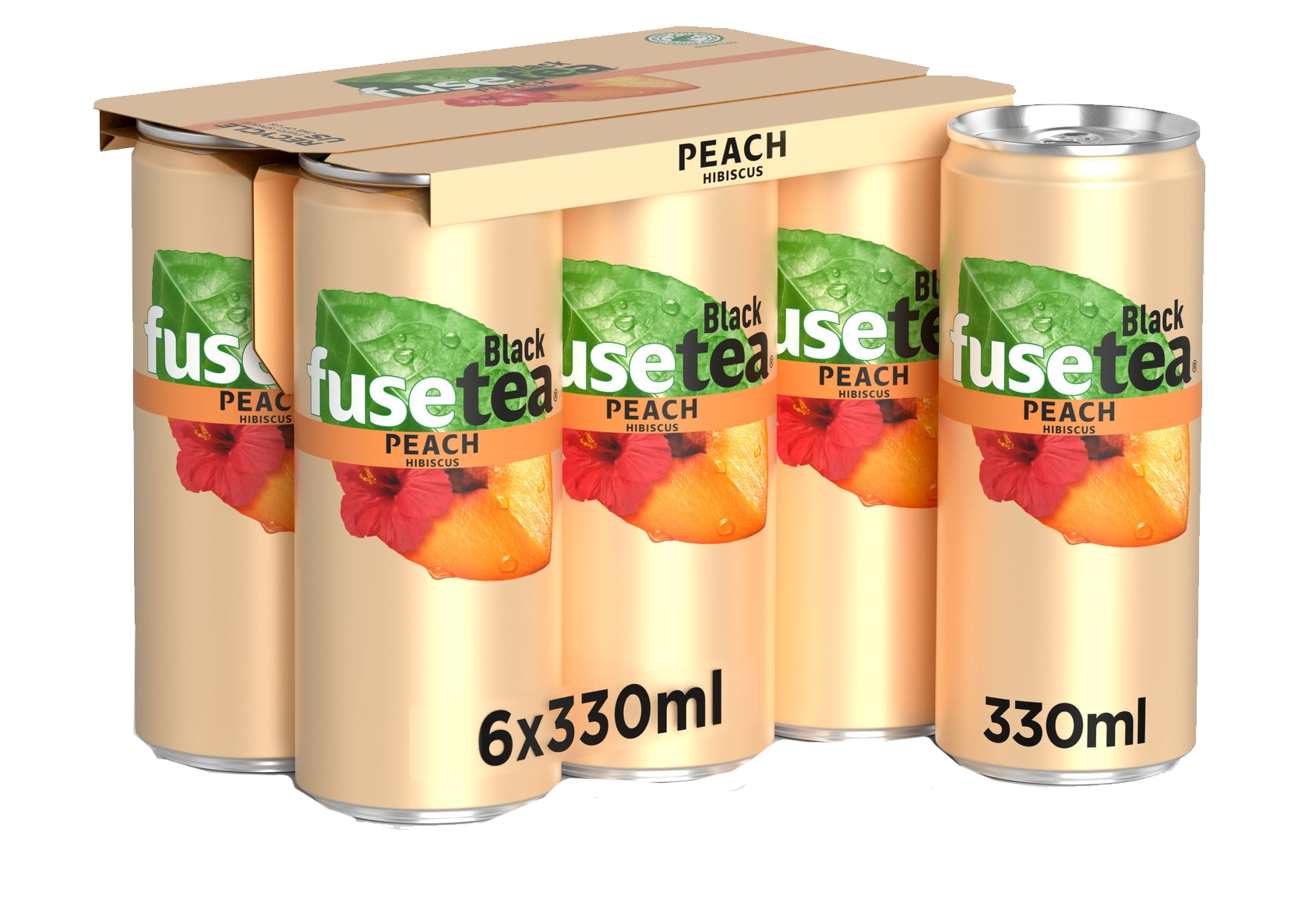 Fuse Tea Pêche Hibiscus Boîte  **
4 x 6-pack