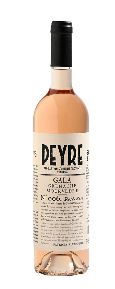 Gala assemblage rosé
Domaine des Peyre Ventoux AOP
pas disponible