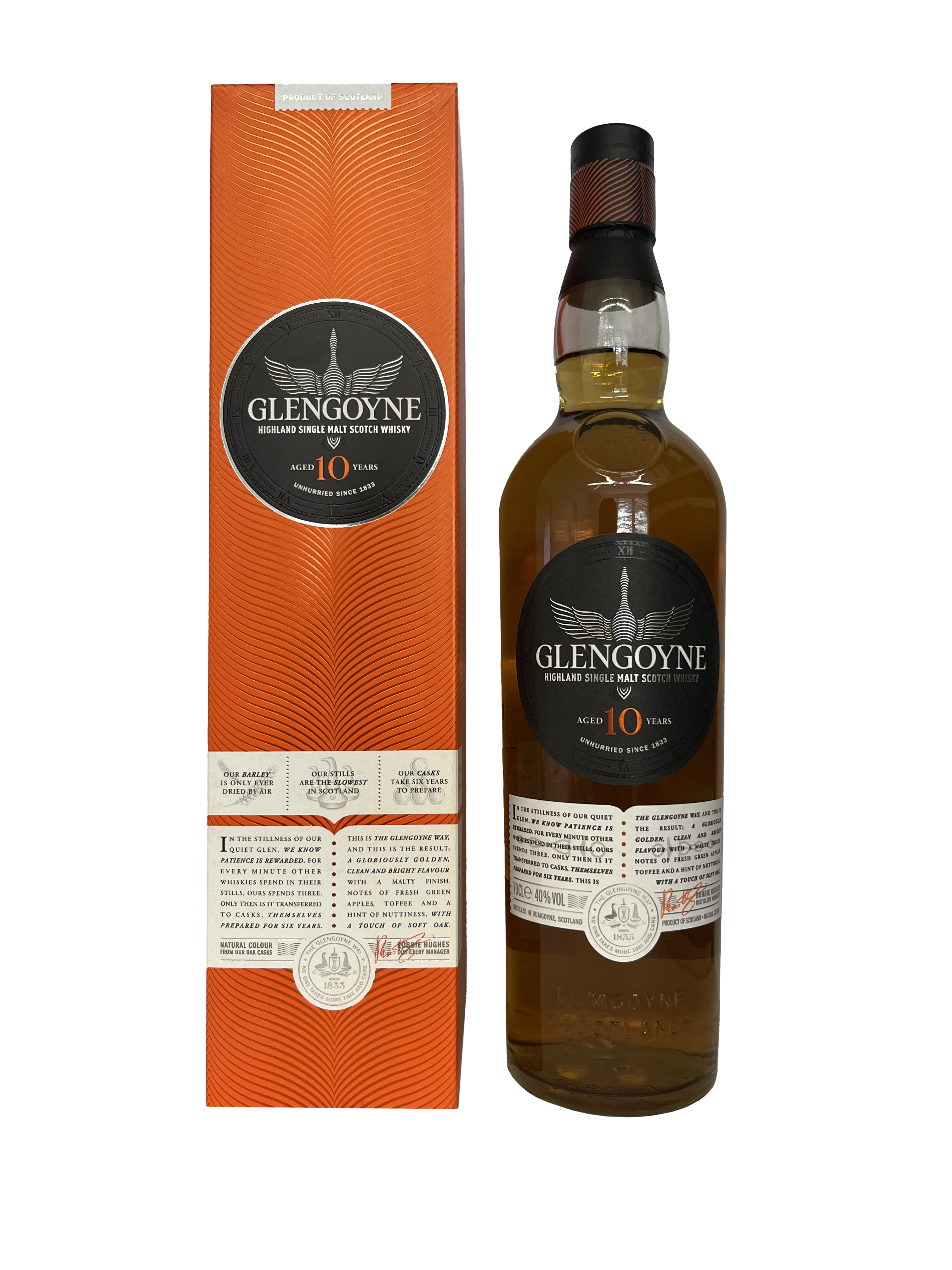 Glengoyne Whisky 10ANS 
Single Malt