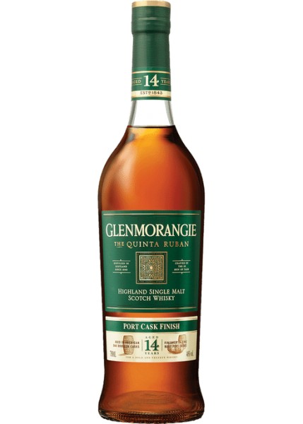 Glenmorangie Whisky 14ANS 
Quinta Ruban Extra Matured