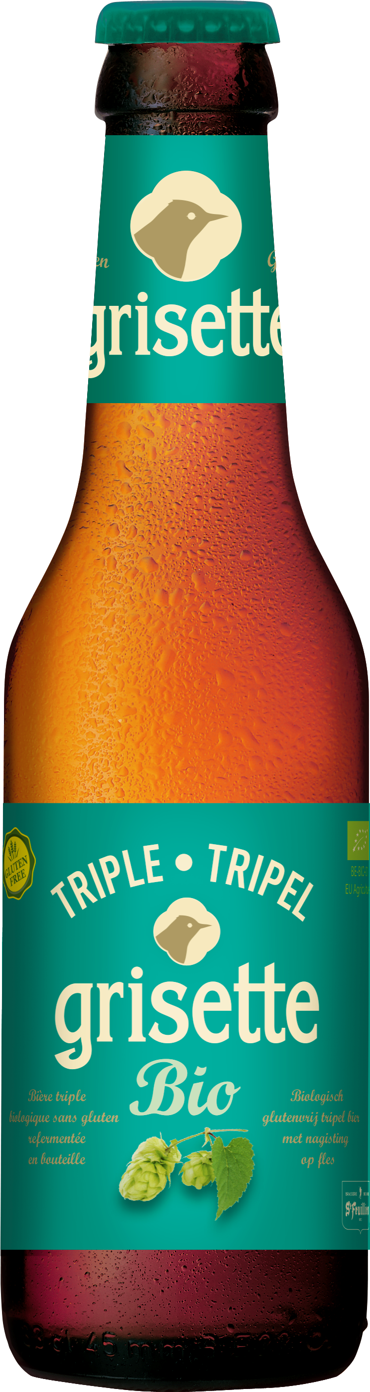 Grisette triple bio sans gluten citra hop VC
Harasse Belgique