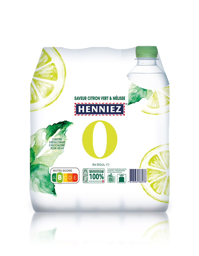 Henniez 0Kcal Citron vert-Mélisse
6-pack pet