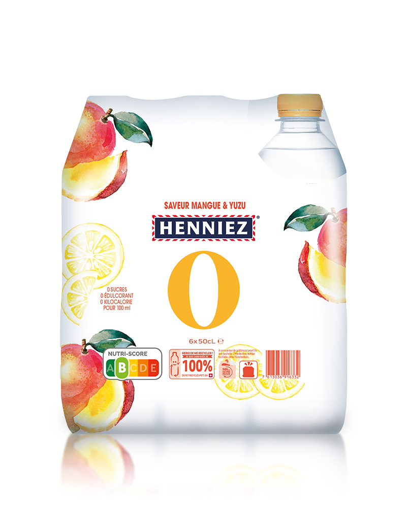 Henniez 0Kcal Mangue-Yuzu 
6-pack PET