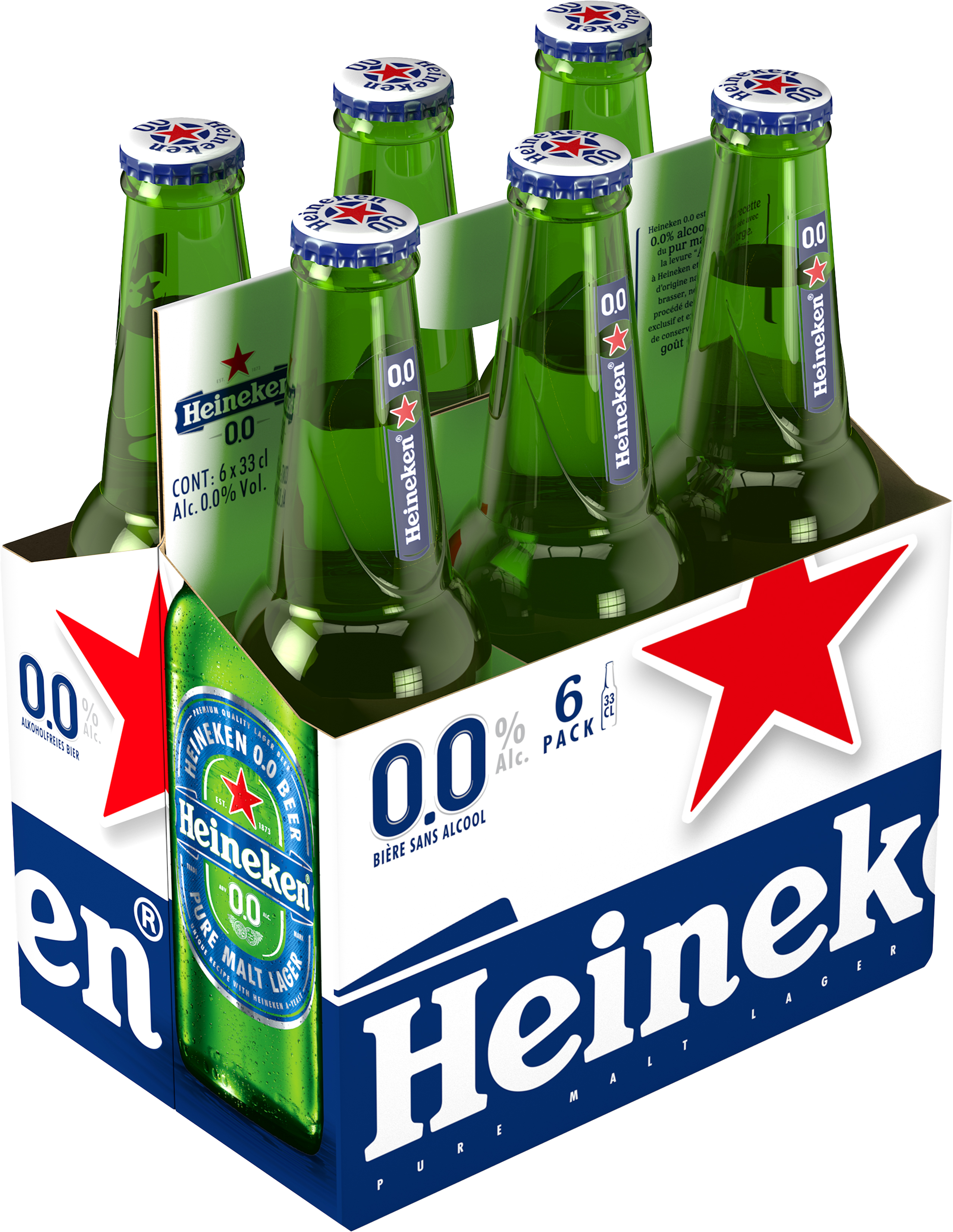 Heineken sans alcool 0.0% VP  **
4 x 6-pack