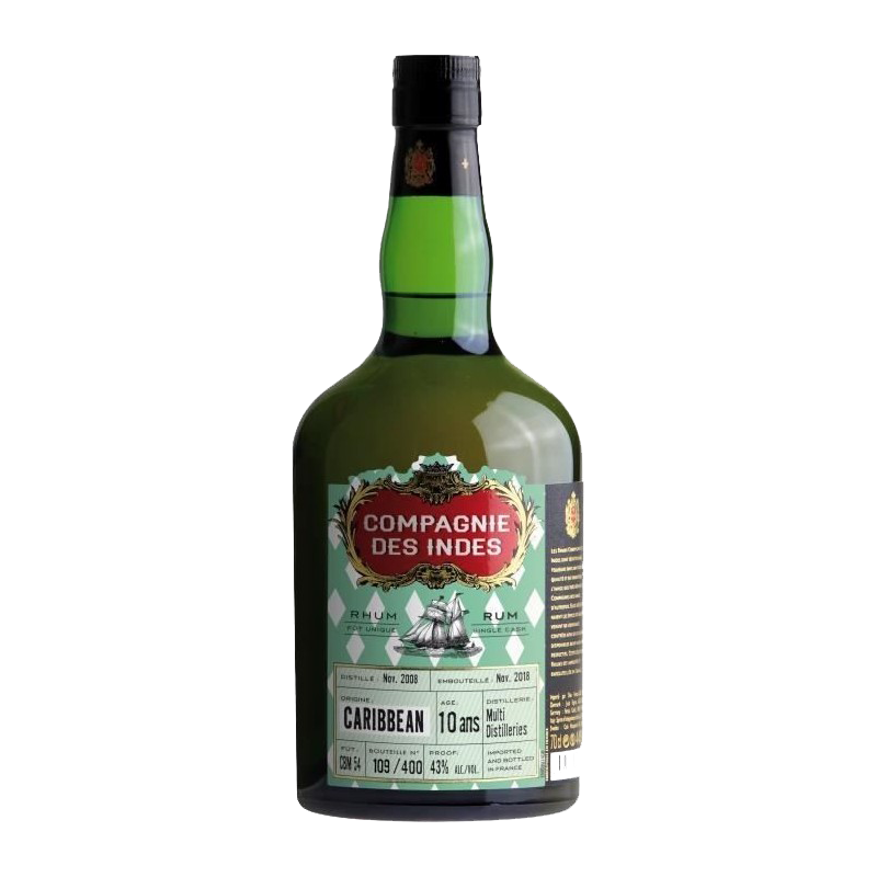 Jamaica Rhum Multi Dist. 10 ans
Compagnie des Indes