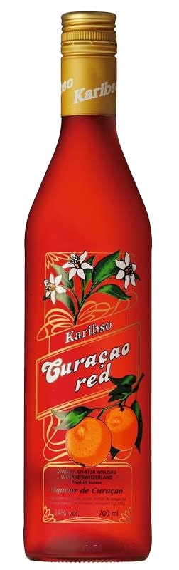 Karibso Curacao Red 
Liqueur De Kuyper