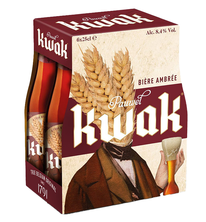 Kwak Bière du Cocher ambrée VP  
6-pack Belgique