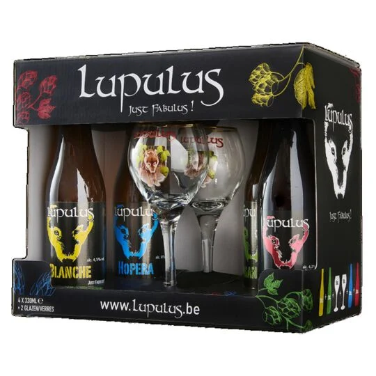 Lupulus Coffret VC
4 bouteilles + 2 verres