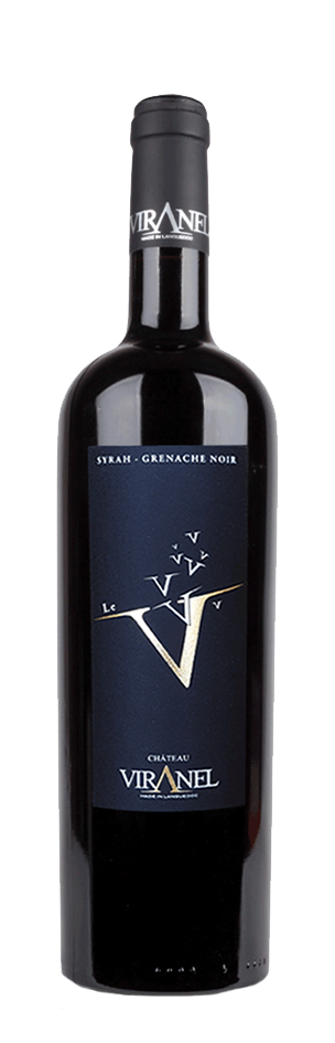 Le "V" de Viranel rouge
Château Viranel