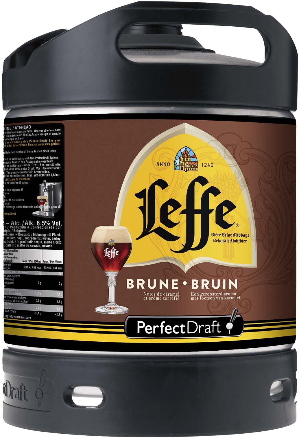 Leffe brune 6l mini-fût
Perfect Draft