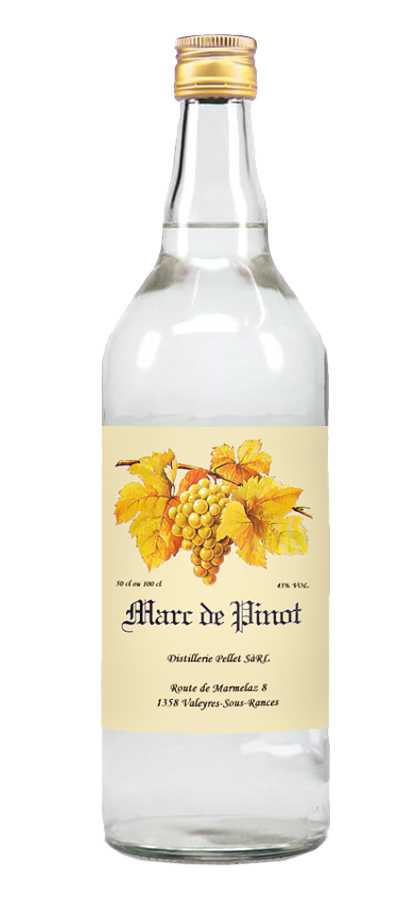 Marc de pinot noir 
Distillerie Pellet