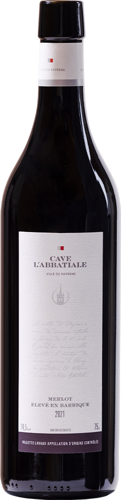 Merlot Lavaux  **
Commune de Payerne AOC