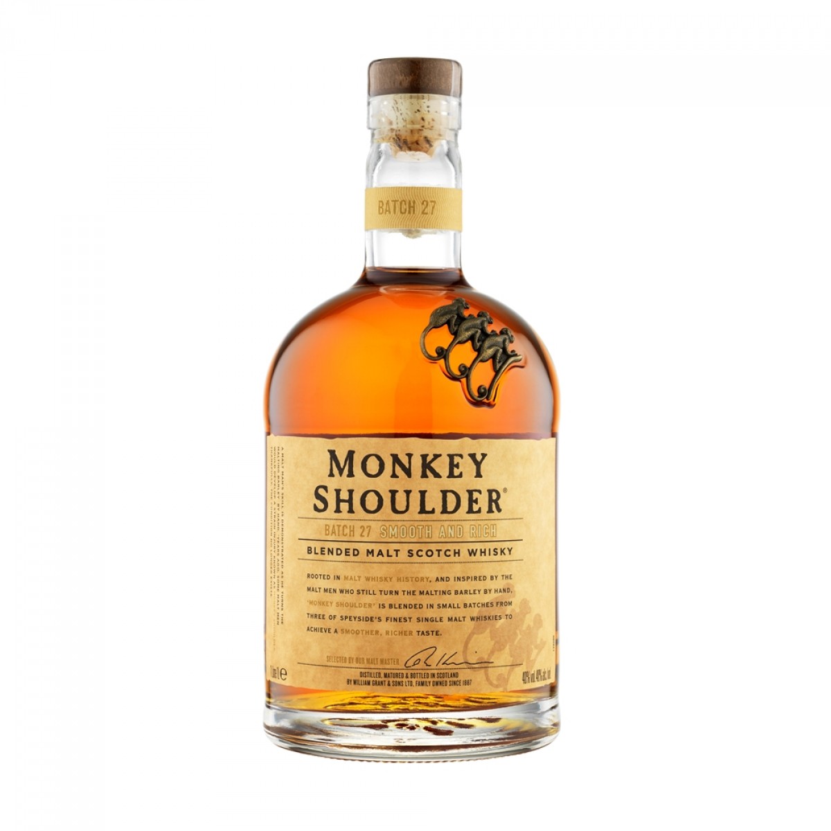 Monkey Shoulder Whisky 
Blended Malt