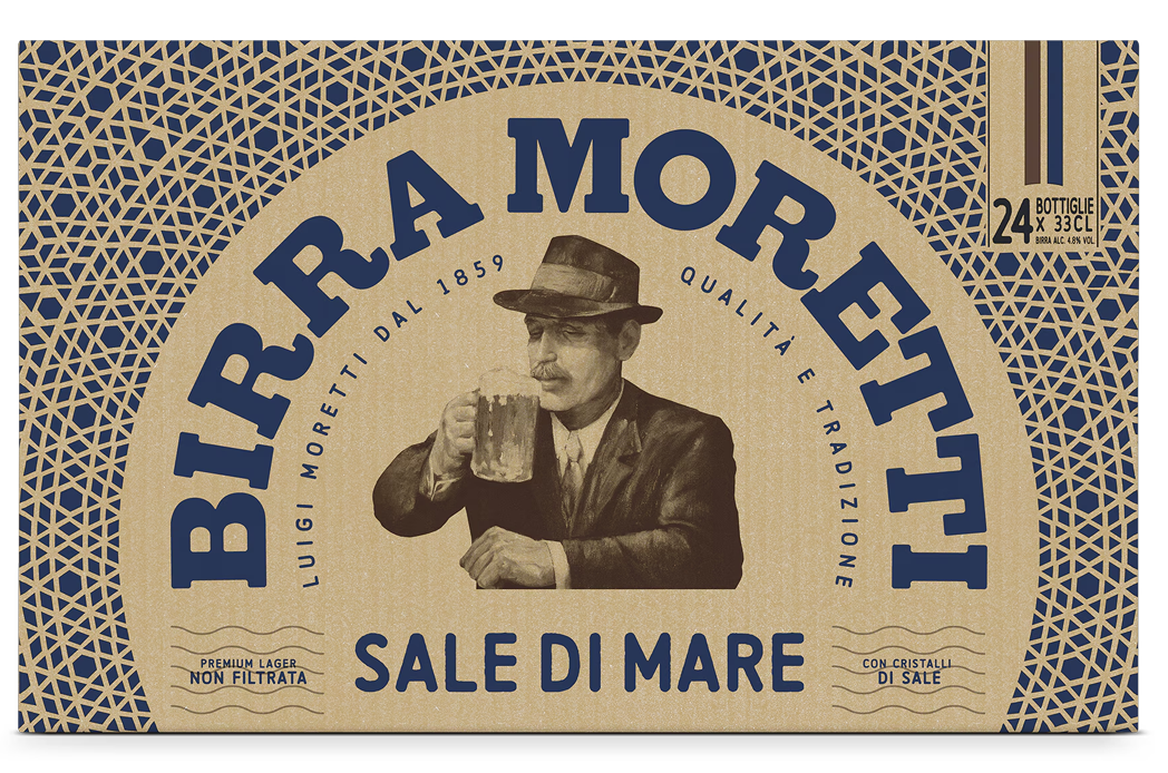 /Moretti Birra Sale di Mare VP  **24-pack Italie