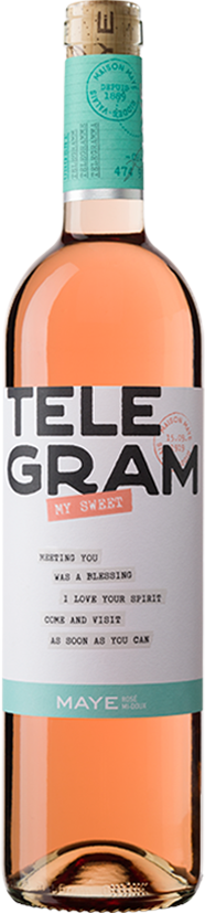 My Sweet rosé doux Telegram AOC Valais  **
Les Fils Maye, Riddes